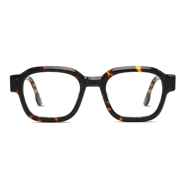 Jeff Optical / Tortoise Acetate & Blue - Light Lens - Shade Files